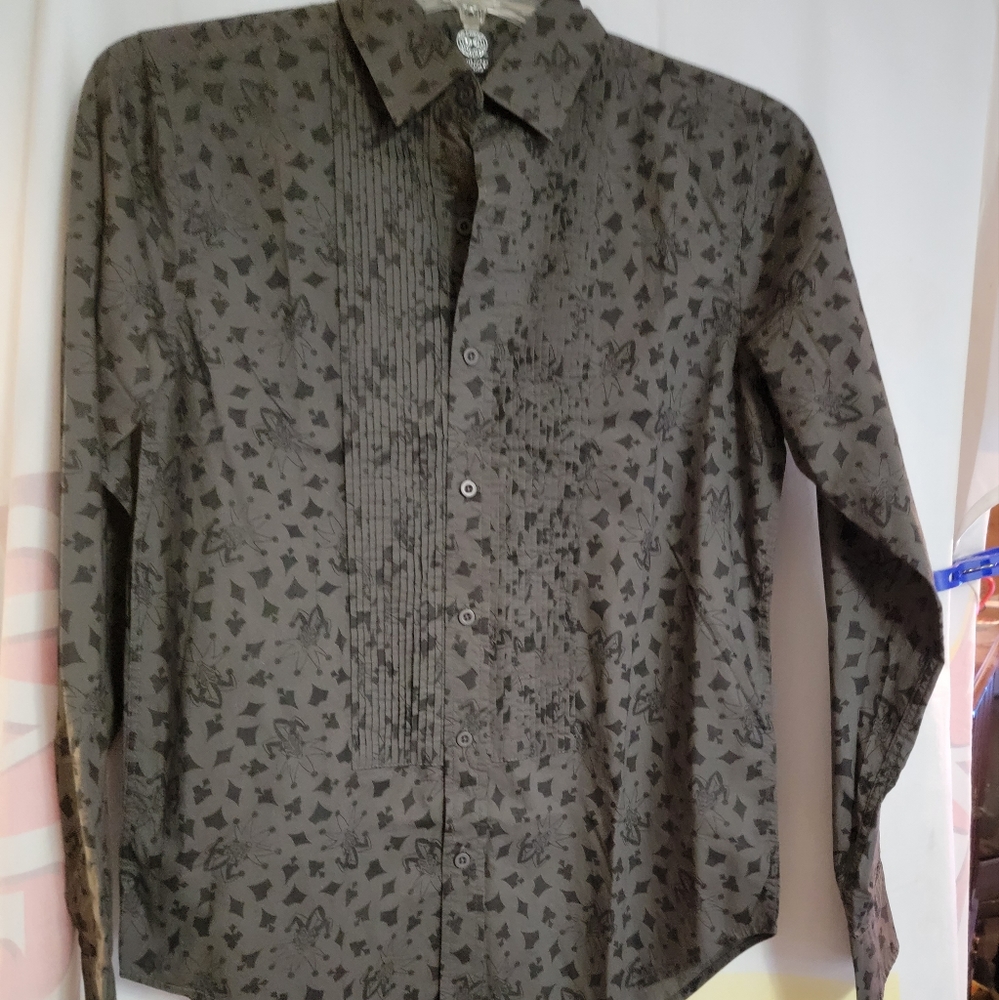 DC Comics The Joker Tuxedo Men's Size XS Button Down Long Sleeve Shirt